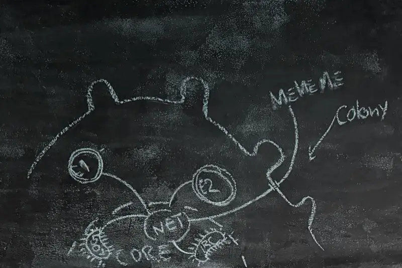 Colony chalk drawing